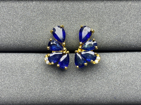 6143 Sapphire Earrings