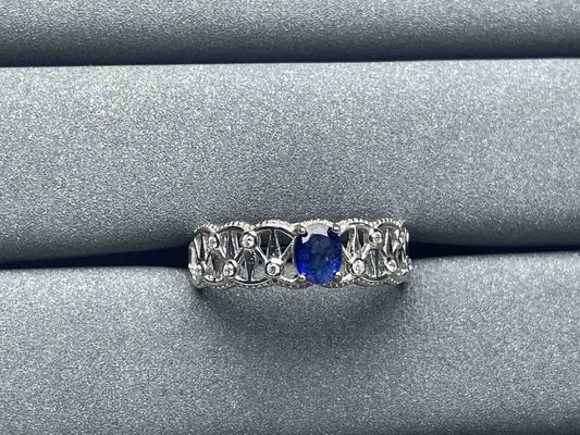 A1003 Blue Sapphire Ring