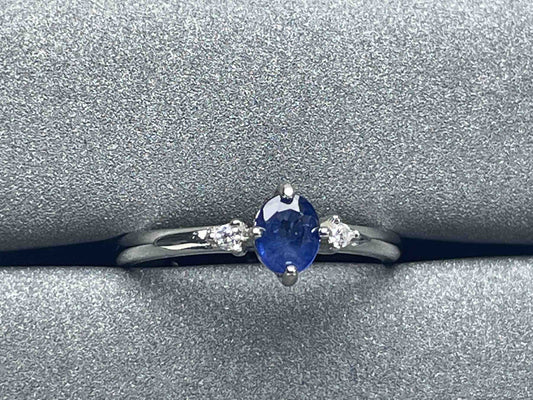 A1004 Blue Sapphire Ring