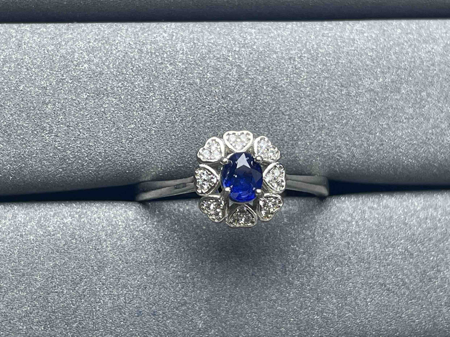 A1007 Blue Sapphire Ring