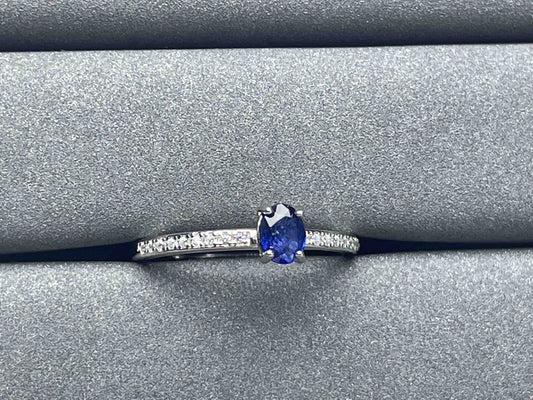 A1009 Blue Sapphire Ring