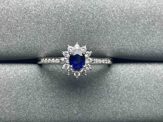A1010 Blue Sapphire Ring