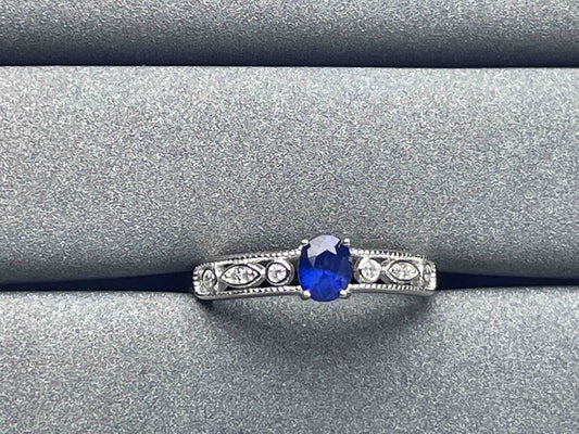 A1013 Blue Sapphire Ring