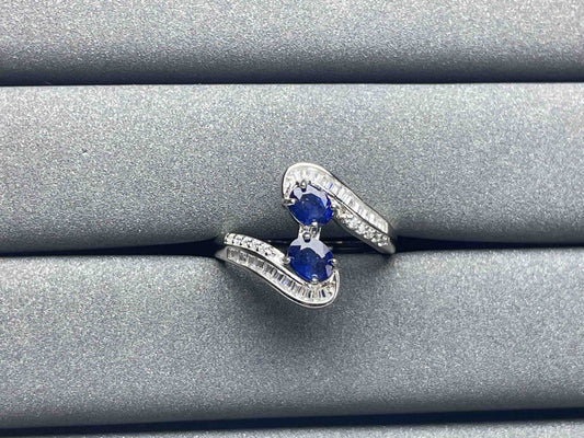 A1017 Blue Sapphire Ring