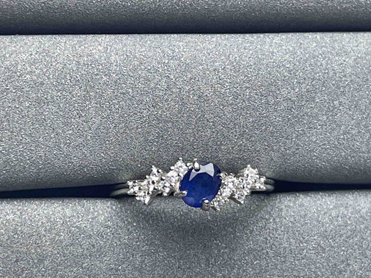 A1022 Blue Sapphire Ring