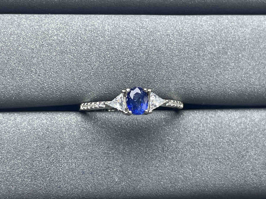 A1024 Blue Sapphire Ring