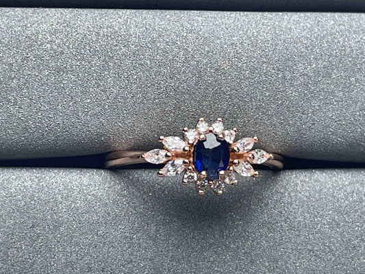 A1025 Blue Sapphire Ring