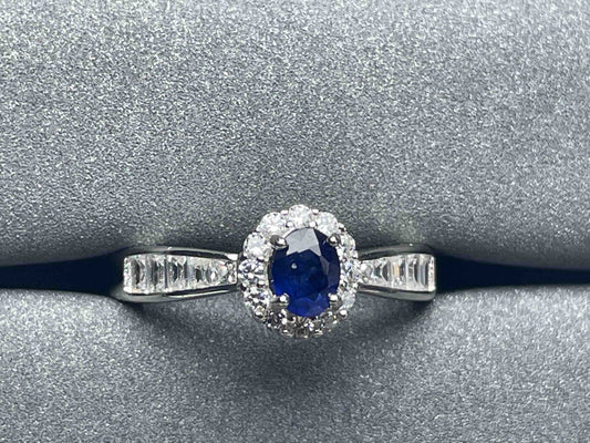 A1026 Blue Sapphire Ring