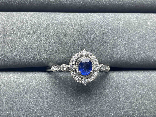 A1027 Blue Sapphire Ring