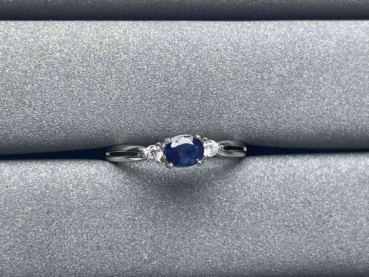 A1028 Blue Sapphire Ring