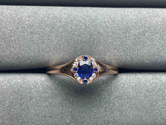 A1029 Blue Sapphire Ring