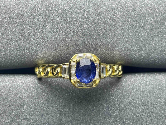 A1032 Blue Sapphire Ring