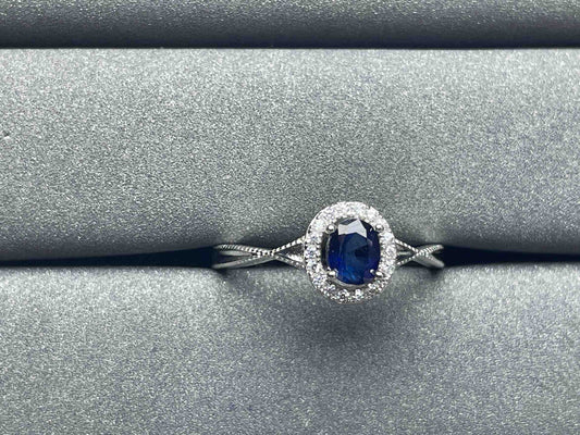 A1034 Blue Sapphire Ring