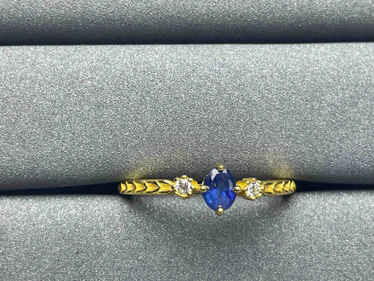 A1035 Blue Sapphire Ring