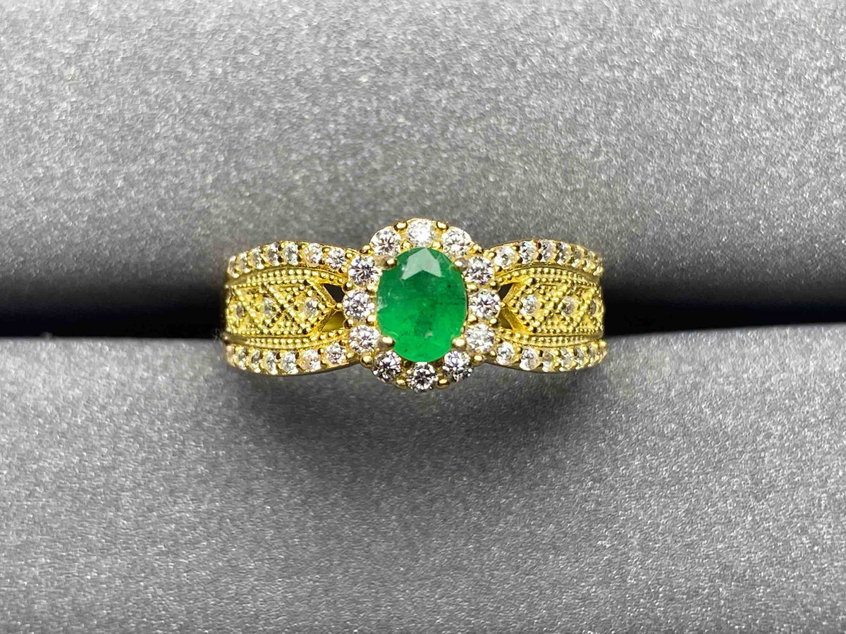 A104 Emerald Ring