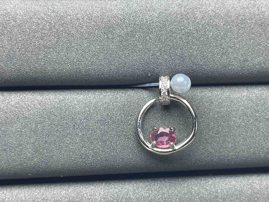 A1088 Pink Sapphire Pendant