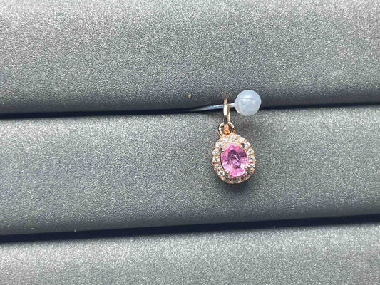 A1089 Pink Sapphire Pendant