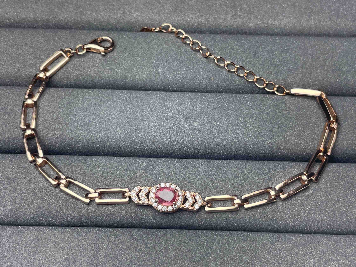 A1092 Pink Sapphire Bracelet