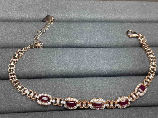 A1156 Ruby Bracelet