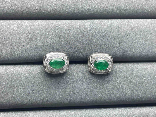 A1172 Emerald Earrings