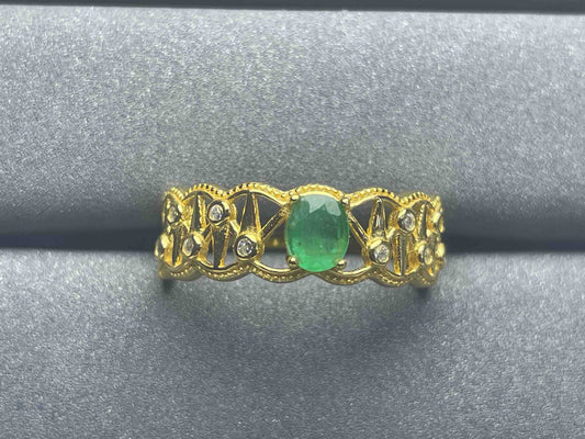 A1201 Emerald Ring