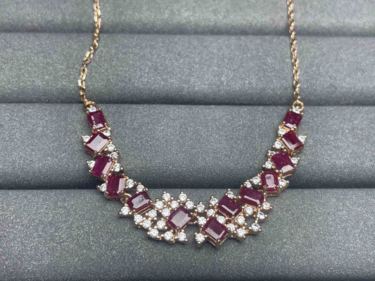 A1208 Ruby Necklace
