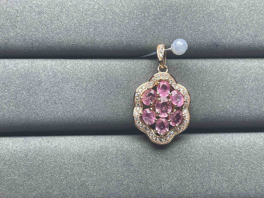 A1215 Pink Sapphire Pendant