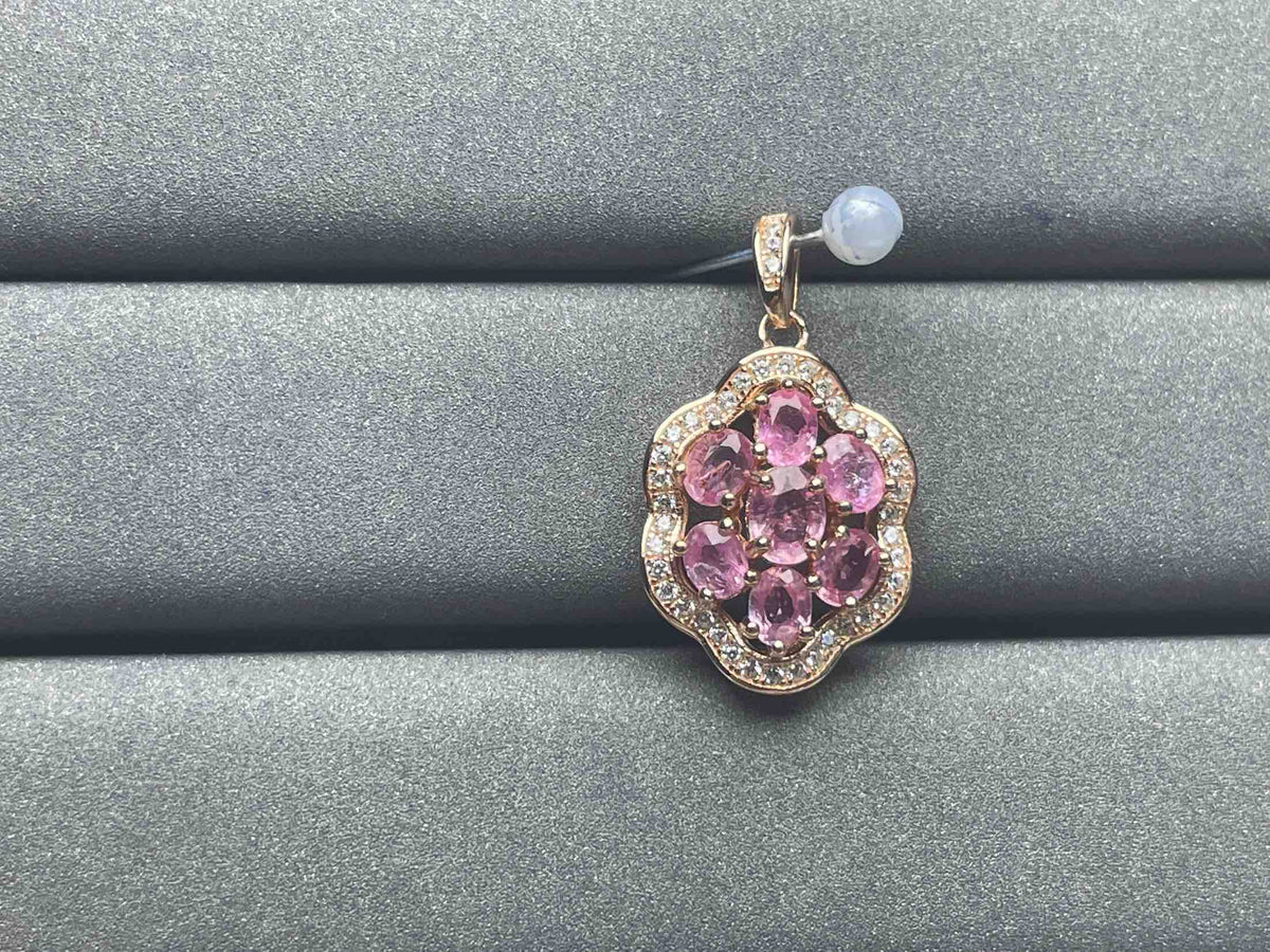 A1215 Pink Sapphire Pendant