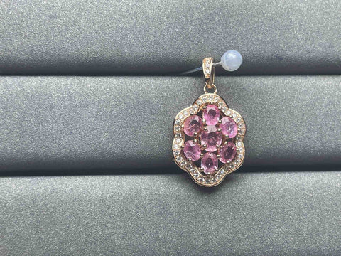 A1215 Pink Sapphire Pendant