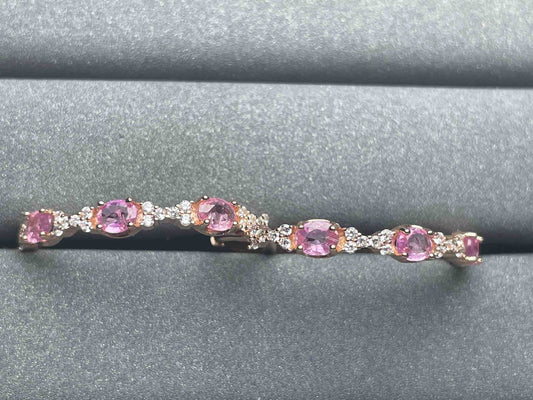 A1229 Pink Sapphire Earrings