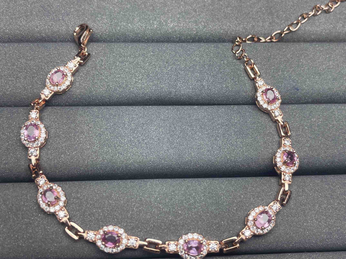 A1230 Pink Sapphire Bracelet