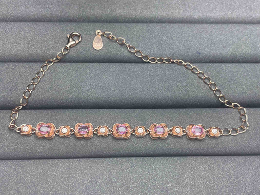 A1231 Pink Sapphire Bracelet
