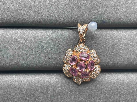 A1248 Pink Sapphire Pendant