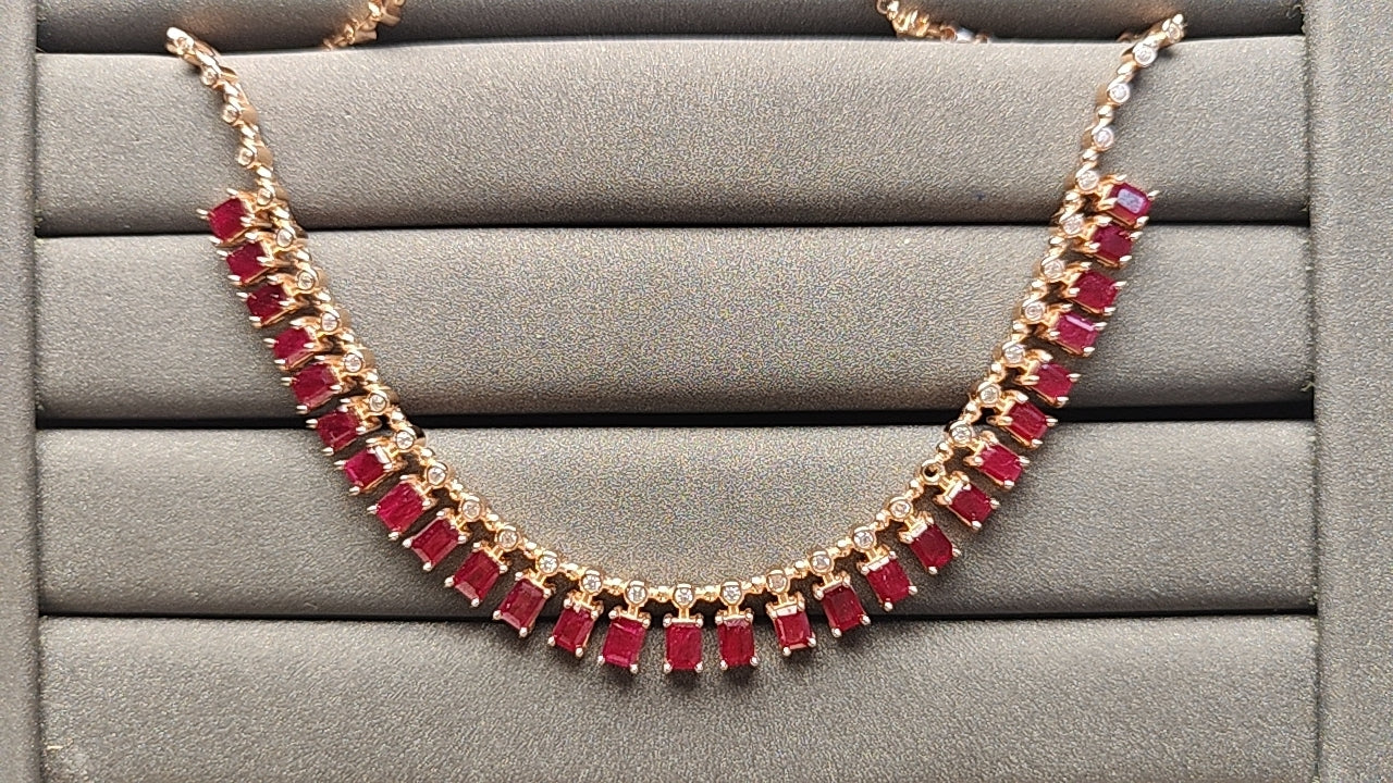 A1254 Ruby Necklace