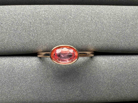 A1267 Padparadscha Sapphire Ring