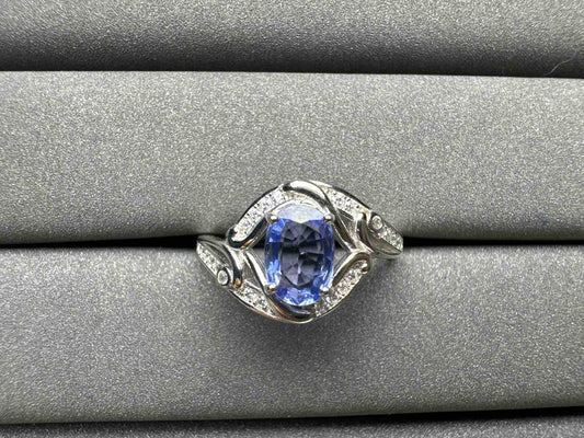 A1279 1ct Cornflower Sapphire Ring