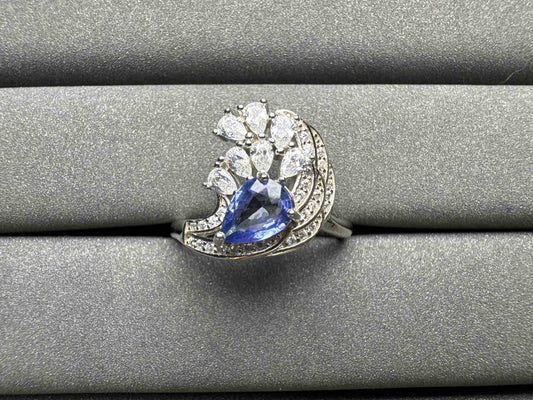 A1285 1ct Cornflower Sapphire Ring