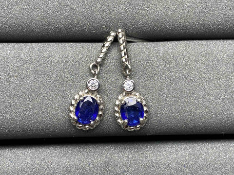 A1312 Blue Sapphire Earrings