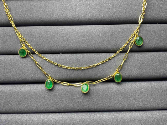 A141 Emerald Necklace
