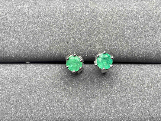 A153 Emerald Earrings