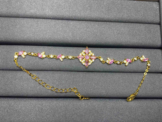 A1564 Pink Sapphire Bracelet