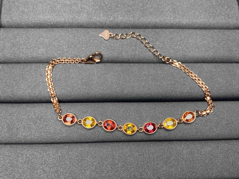 A1572 Colorful Sapphire Bracelet