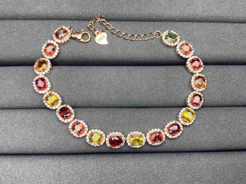 A1582 Colorful Sapphire Bracelet