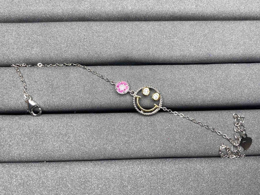 A1595 Pink Sapphire Bracelet