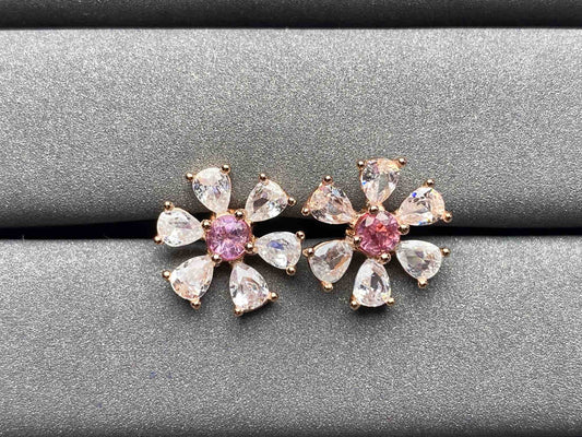 A1600 Pink Sapphire Earrings