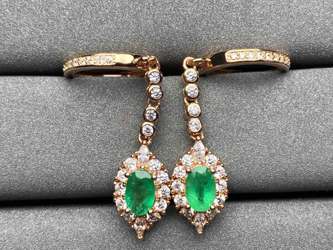 A1613 Emerald Earrings