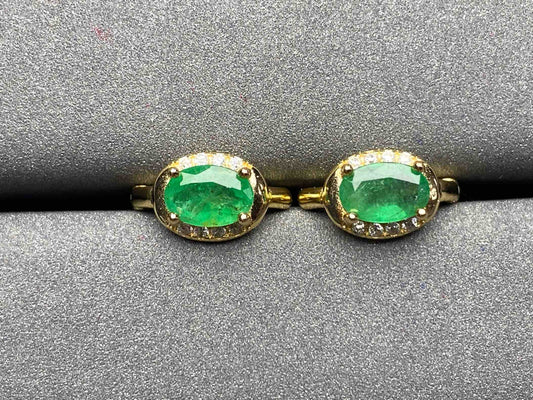 A1614 Emerald Earrings