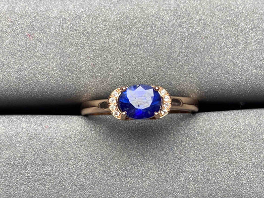 A1636 Blue Sapphire Ring