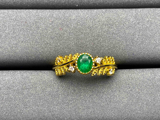 A1638 Emerald Ring
