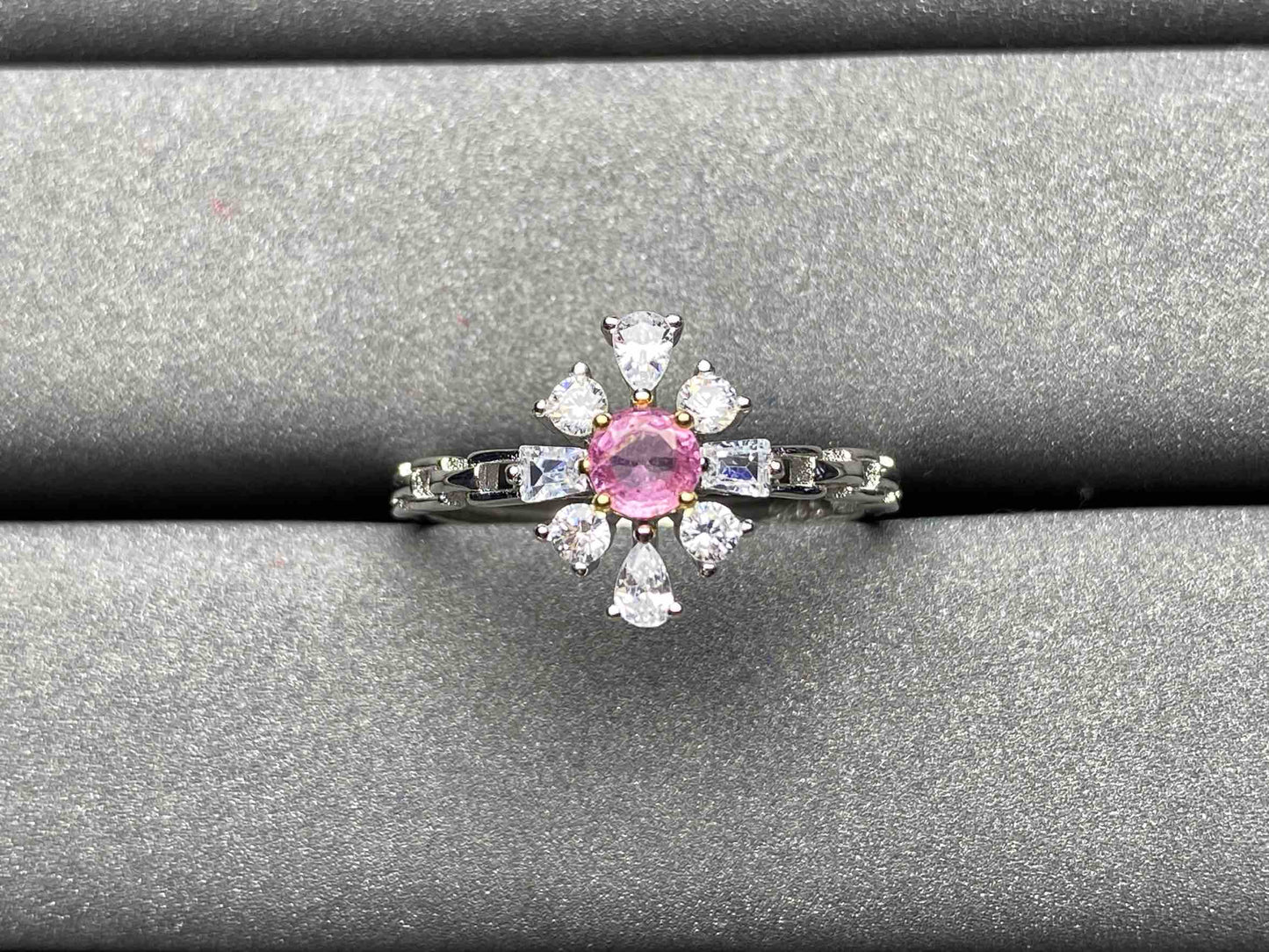 A1653 Pink Sapphire Ring